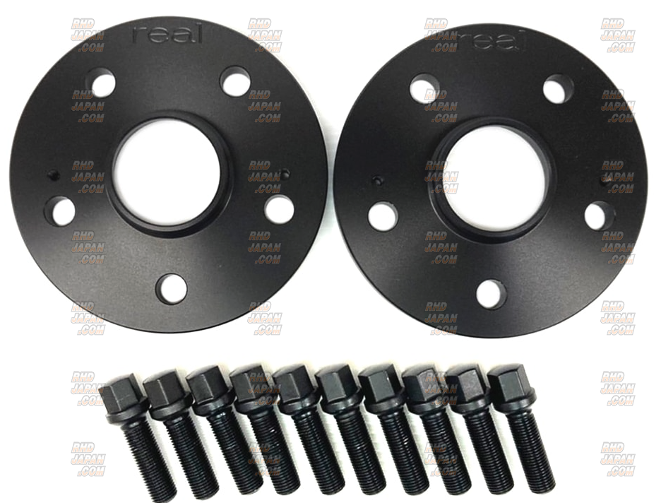 Attain KSP REAL Plate Spacer & Long Wheel Bolt Black 14mm Wheel Bolt Type - Lexus LC500 LC500h LS500 LS500h Crown H30 Series